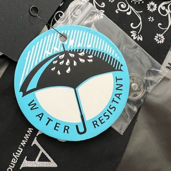 Anorak Crop Sleeve Puffer Jacket Black Camo Size M NEW - Picture 15 of 16